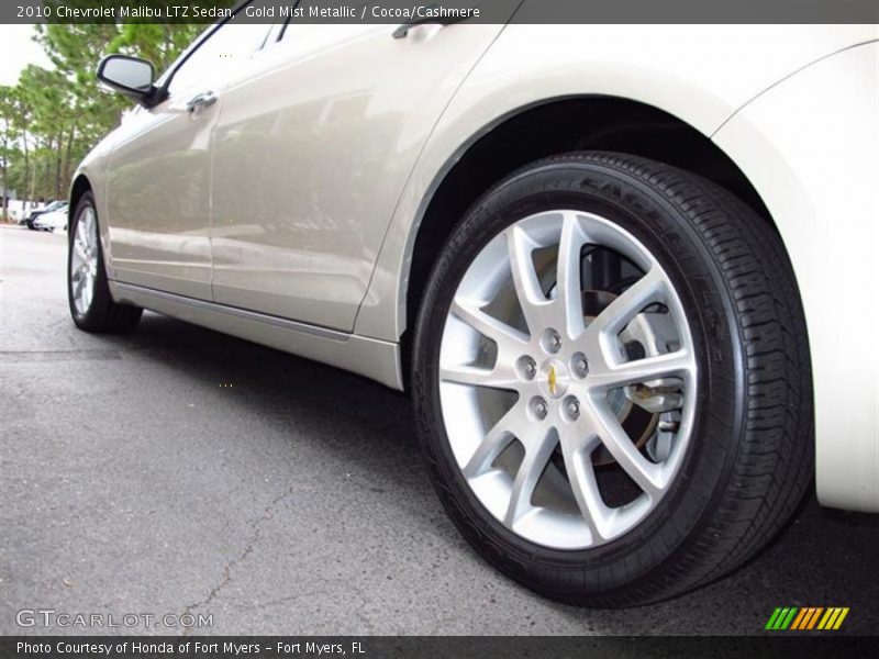 Gold Mist Metallic / Cocoa/Cashmere 2010 Chevrolet Malibu LTZ Sedan