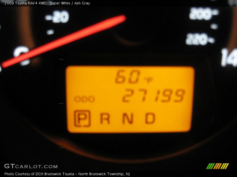 Super White / Ash Gray 2009 Toyota RAV4 4WD