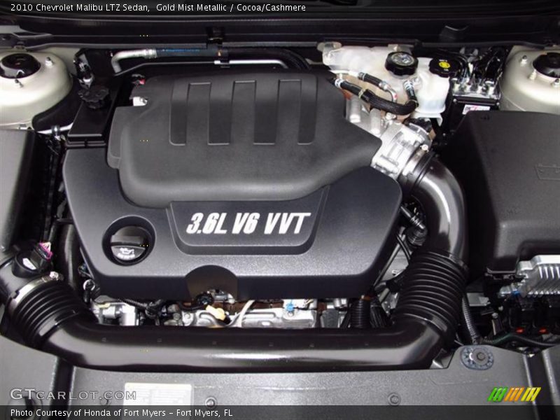  2010 Malibu LTZ Sedan Engine - 3.6 Liter DOHC 24-Valve VVT V6