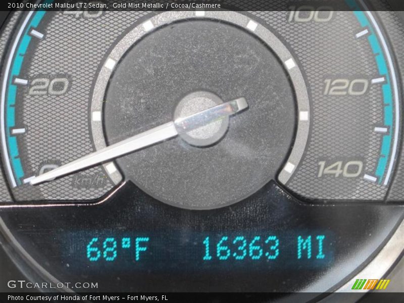 Gold Mist Metallic / Cocoa/Cashmere 2010 Chevrolet Malibu LTZ Sedan