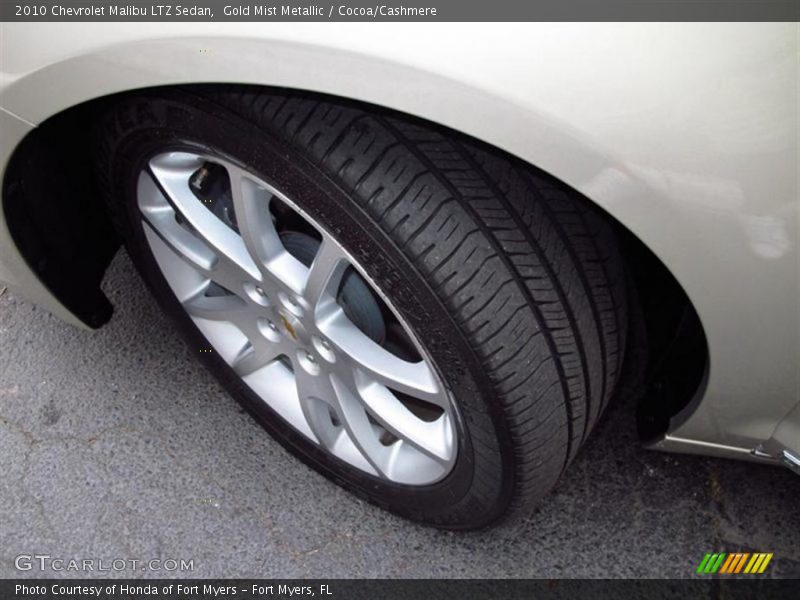 Gold Mist Metallic / Cocoa/Cashmere 2010 Chevrolet Malibu LTZ Sedan