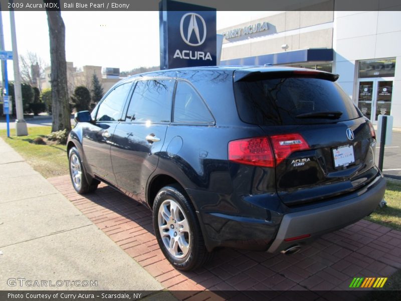 Bali Blue Pearl / Ebony 2009 Acura MDX