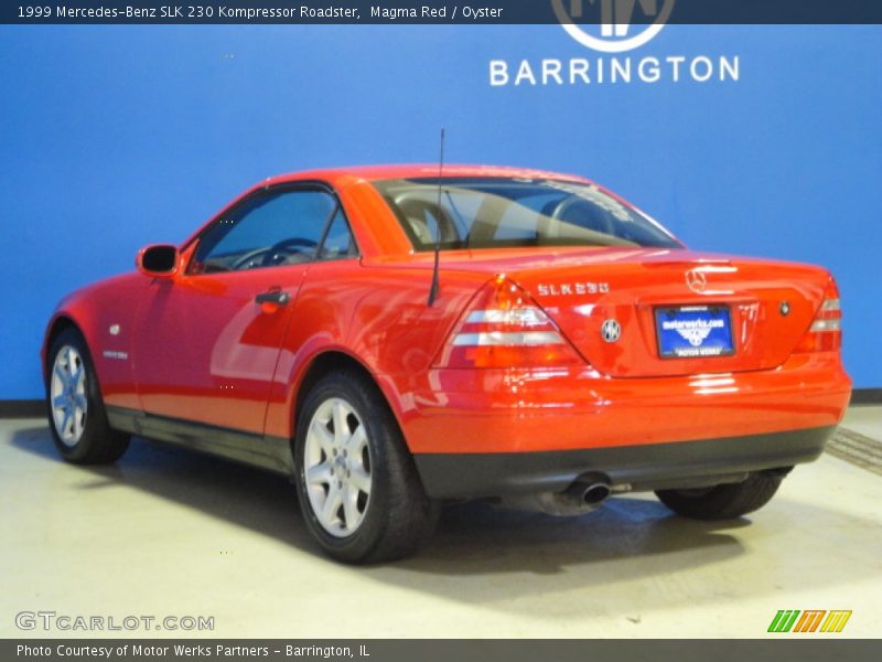Magma Red / Oyster 1999 Mercedes-Benz SLK 230 Kompressor Roadster
