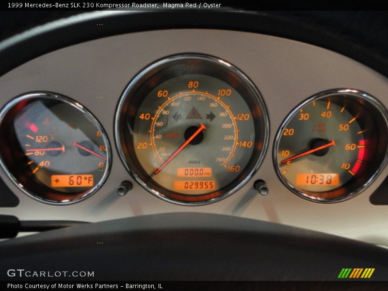 Magma Red / Oyster 1999 Mercedes-Benz SLK 230 Kompressor Roadster