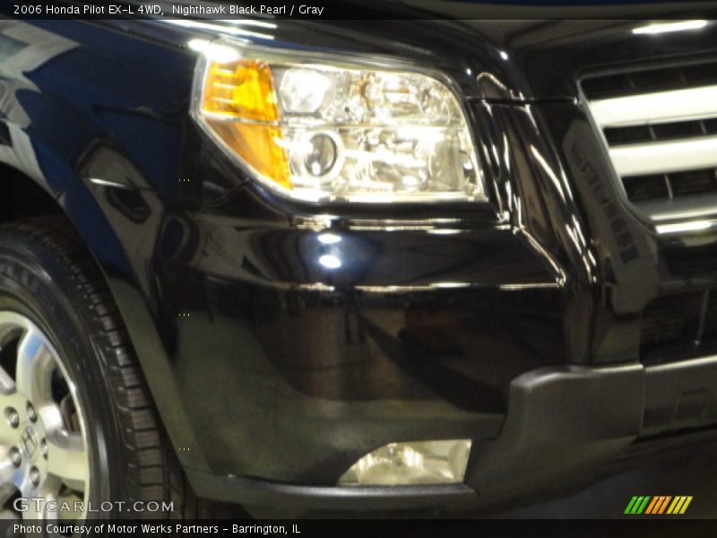 Nighthawk Black Pearl / Gray 2006 Honda Pilot EX-L 4WD