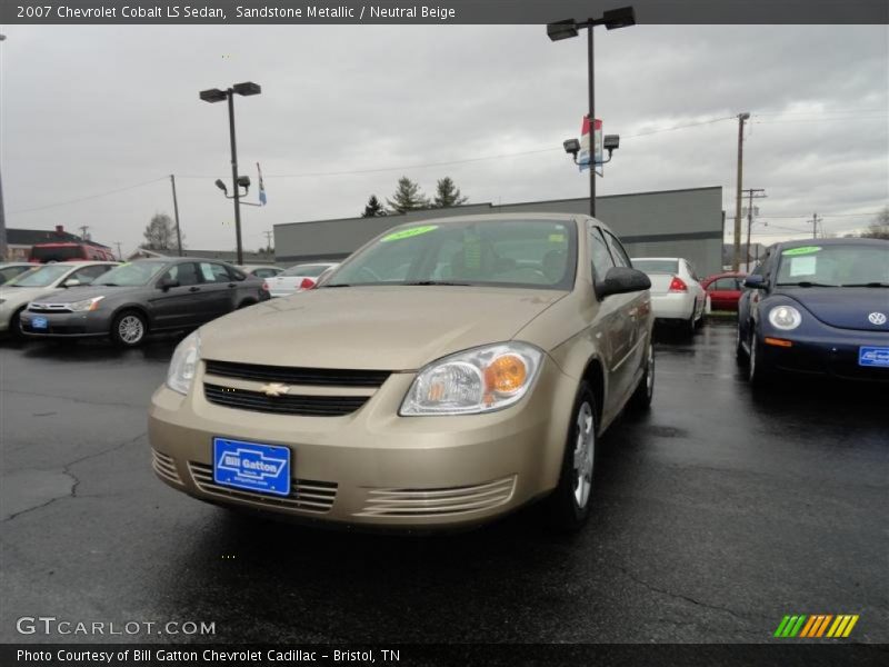Sandstone Metallic / Neutral Beige 2007 Chevrolet Cobalt LS Sedan