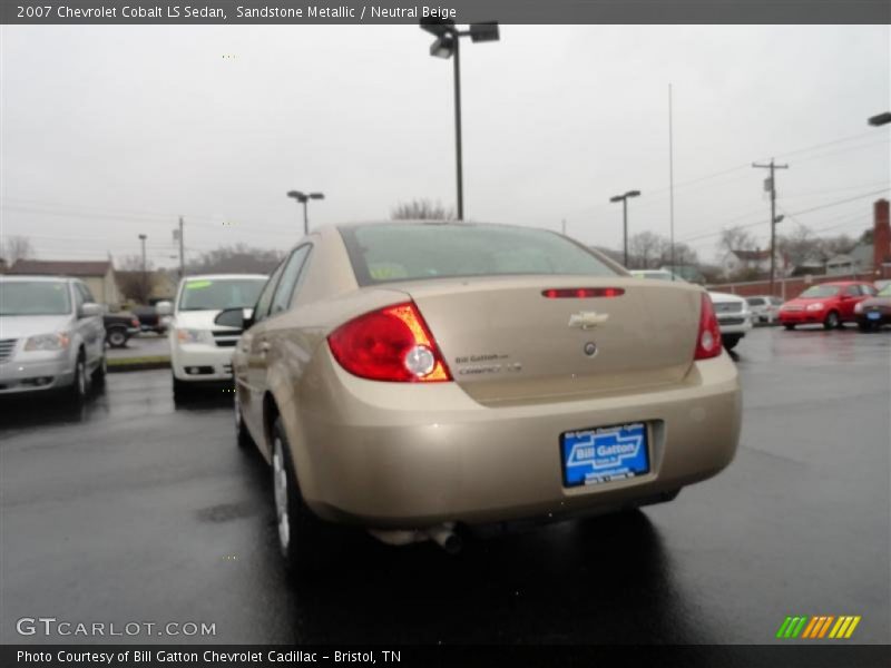 Sandstone Metallic / Neutral Beige 2007 Chevrolet Cobalt LS Sedan