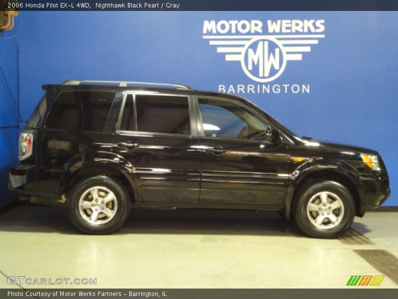 Nighthawk Black Pearl / Gray 2006 Honda Pilot EX-L 4WD