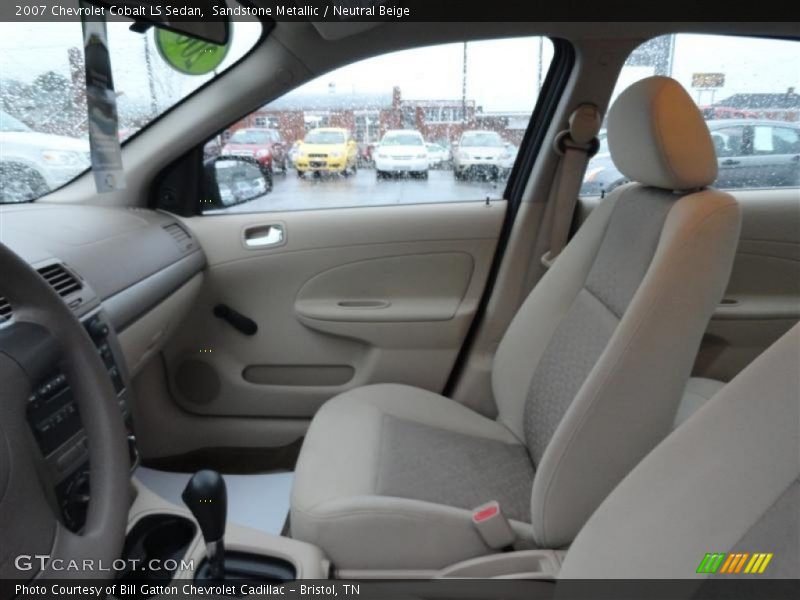 Sandstone Metallic / Neutral Beige 2007 Chevrolet Cobalt LS Sedan