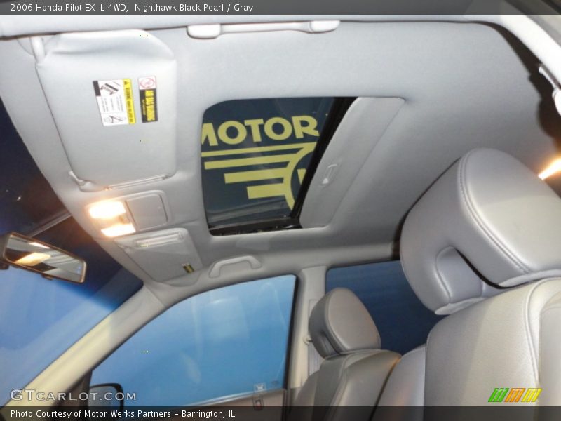 Nighthawk Black Pearl / Gray 2006 Honda Pilot EX-L 4WD