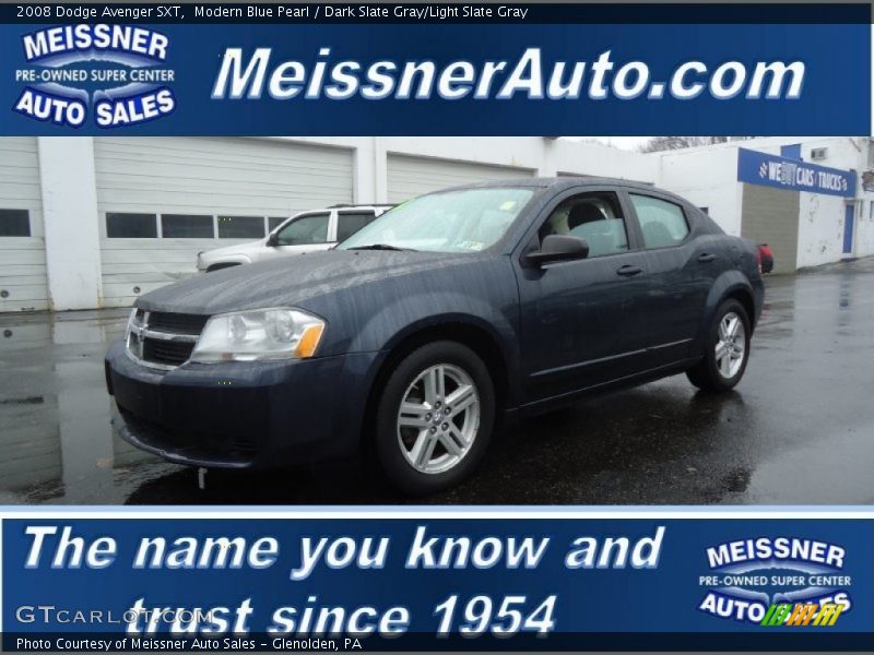 Modern Blue Pearl / Dark Slate Gray/Light Slate Gray 2008 Dodge Avenger SXT