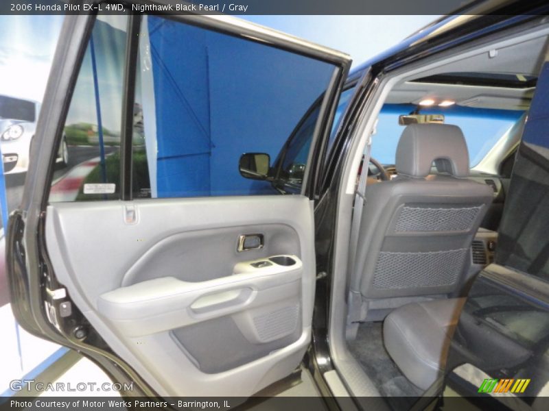 Nighthawk Black Pearl / Gray 2006 Honda Pilot EX-L 4WD