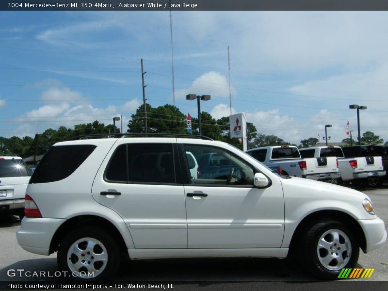 Alabaster White / Java Beige 2004 Mercedes-Benz ML 350 4Matic
