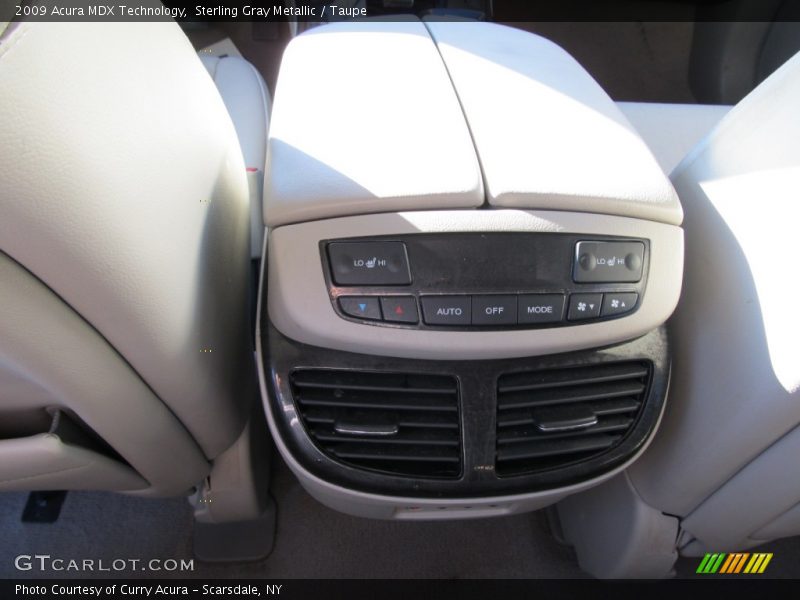 Sterling Gray Metallic / Taupe 2009 Acura MDX Technology
