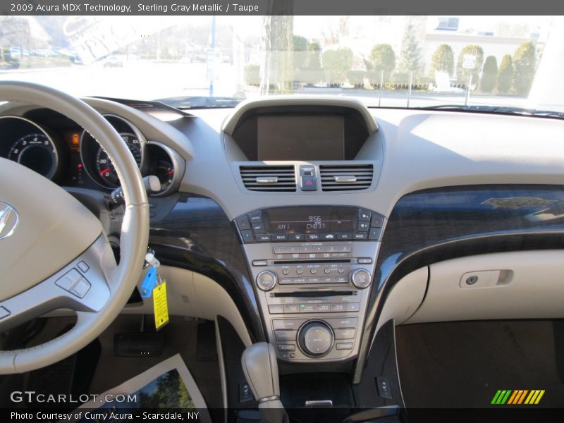 Sterling Gray Metallic / Taupe 2009 Acura MDX Technology