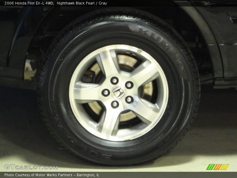 Nighthawk Black Pearl / Gray 2006 Honda Pilot EX-L 4WD