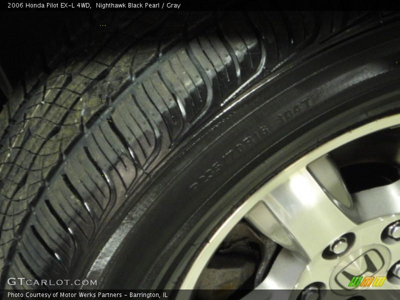 Nighthawk Black Pearl / Gray 2006 Honda Pilot EX-L 4WD