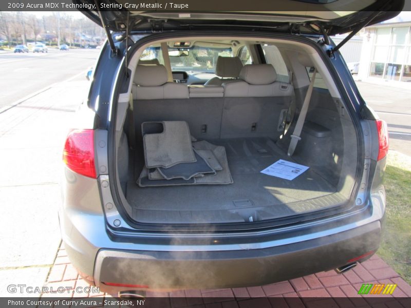 Sterling Gray Metallic / Taupe 2009 Acura MDX Technology