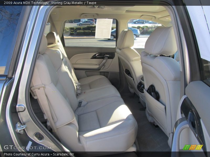 Sterling Gray Metallic / Taupe 2009 Acura MDX Technology