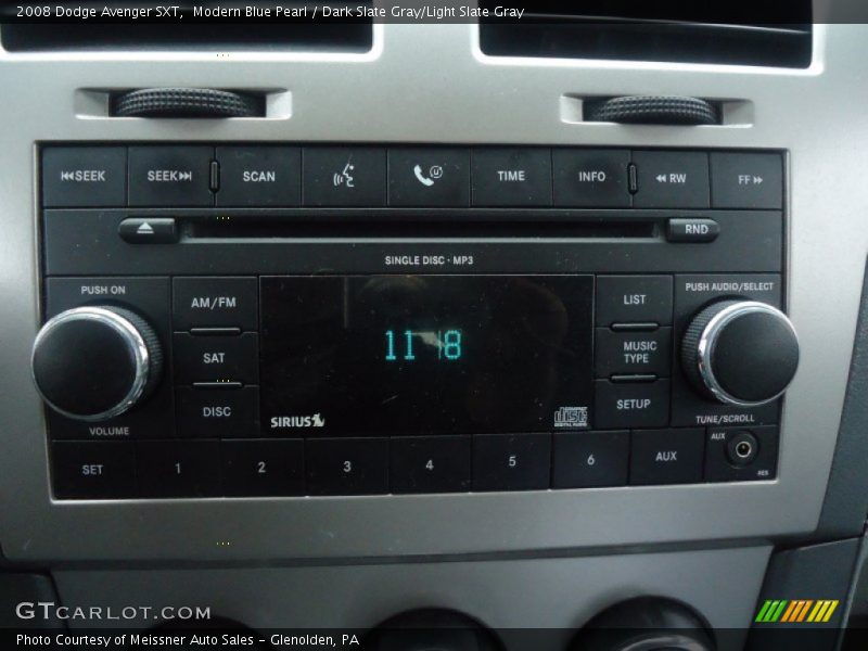 Modern Blue Pearl / Dark Slate Gray/Light Slate Gray 2008 Dodge Avenger SXT