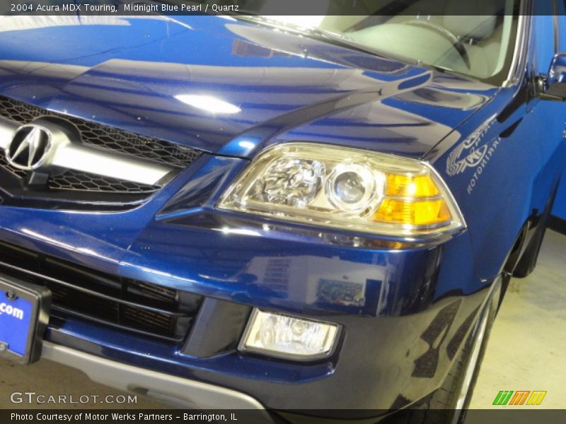 Midnight Blue Pearl / Quartz 2004 Acura MDX Touring