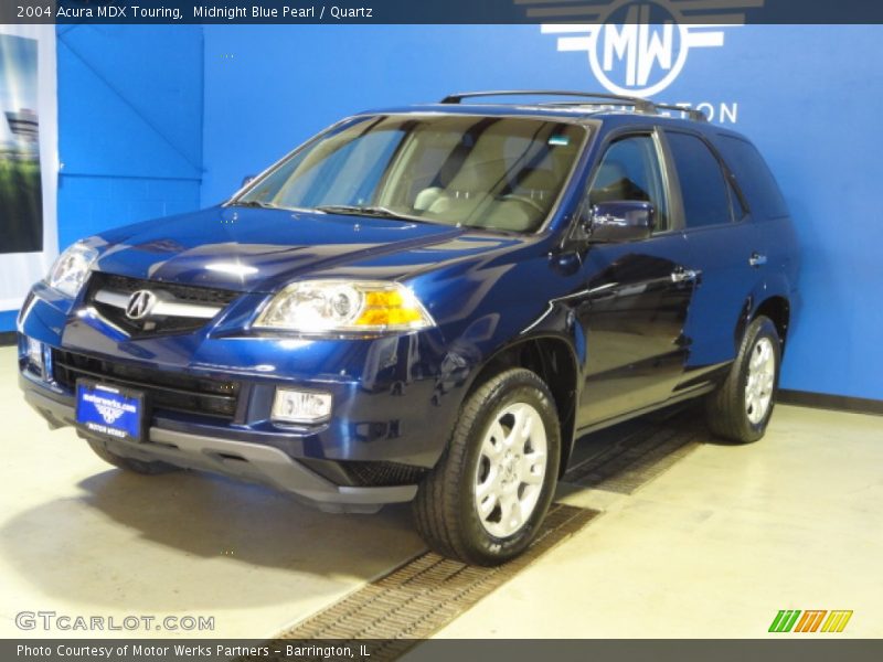 Midnight Blue Pearl / Quartz 2004 Acura MDX Touring