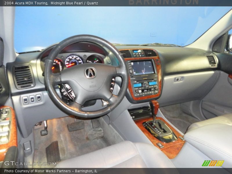 Midnight Blue Pearl / Quartz 2004 Acura MDX Touring