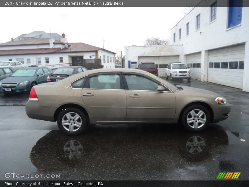 Amber Bronze Metallic / Neutral Beige 2007 Chevrolet Impala LS