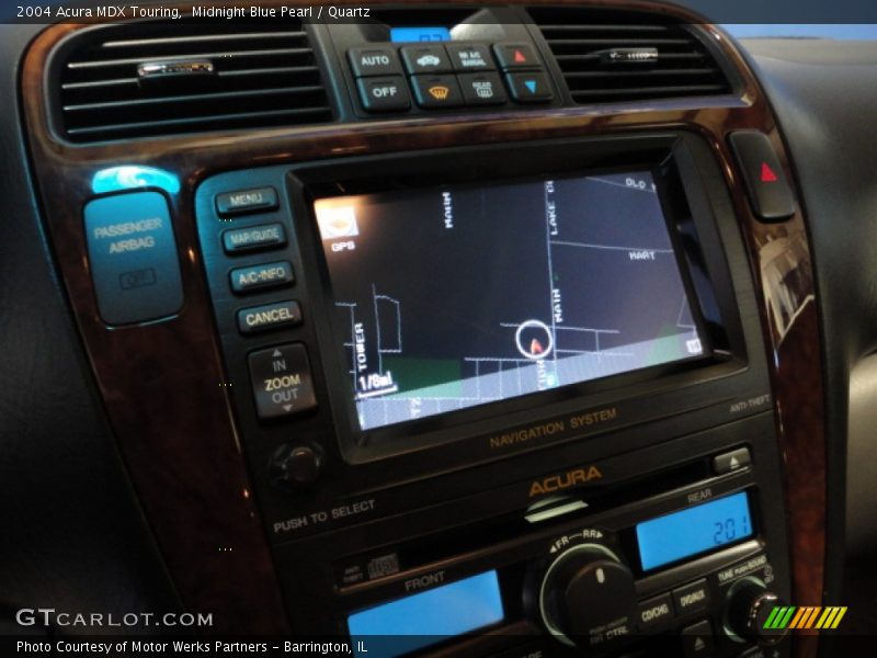 Midnight Blue Pearl / Quartz 2004 Acura MDX Touring