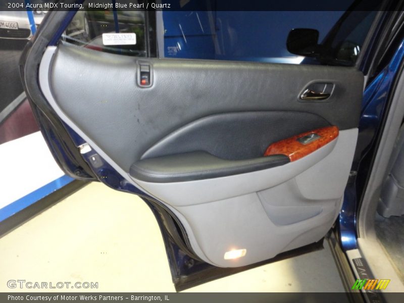 Midnight Blue Pearl / Quartz 2004 Acura MDX Touring