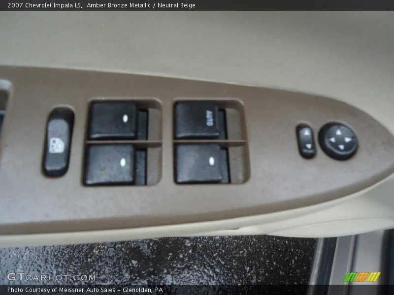 Amber Bronze Metallic / Neutral Beige 2007 Chevrolet Impala LS