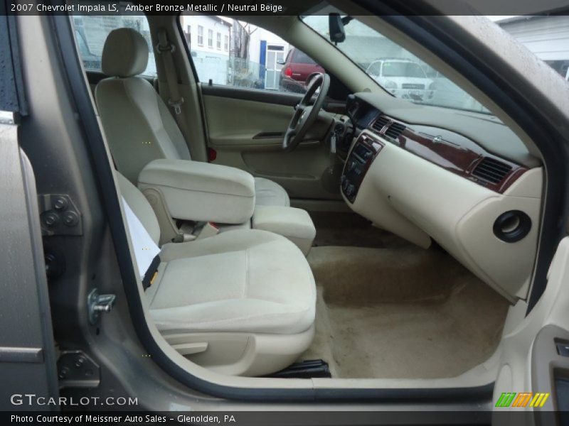 Amber Bronze Metallic / Neutral Beige 2007 Chevrolet Impala LS