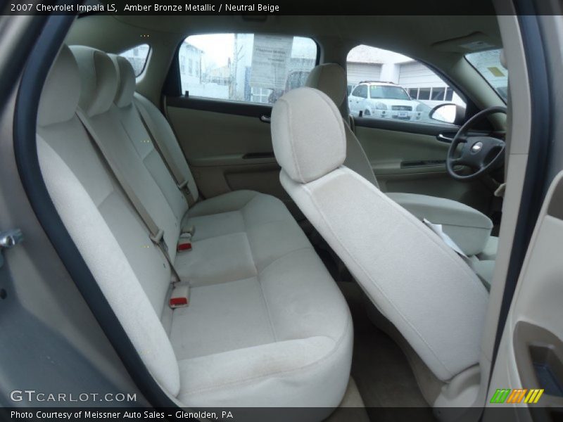 Amber Bronze Metallic / Neutral Beige 2007 Chevrolet Impala LS