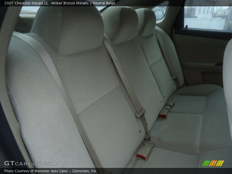 Amber Bronze Metallic / Neutral Beige 2007 Chevrolet Impala LS
