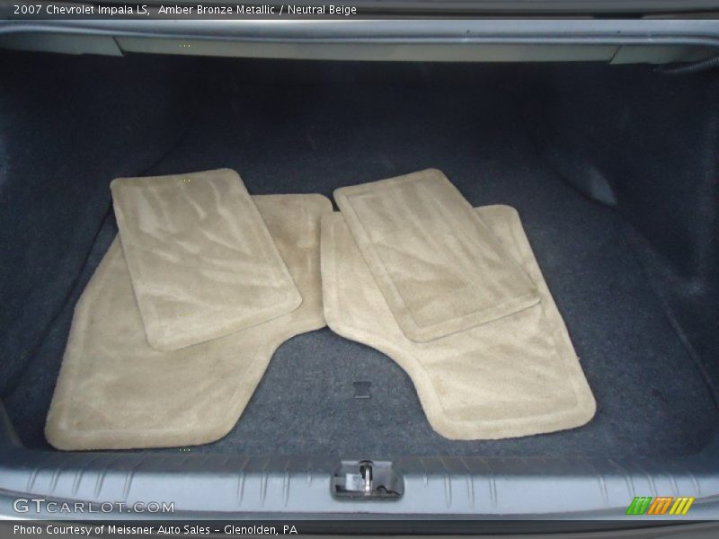 Amber Bronze Metallic / Neutral Beige 2007 Chevrolet Impala LS