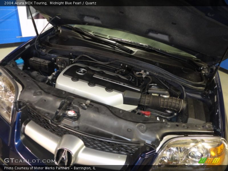 Midnight Blue Pearl / Quartz 2004 Acura MDX Touring