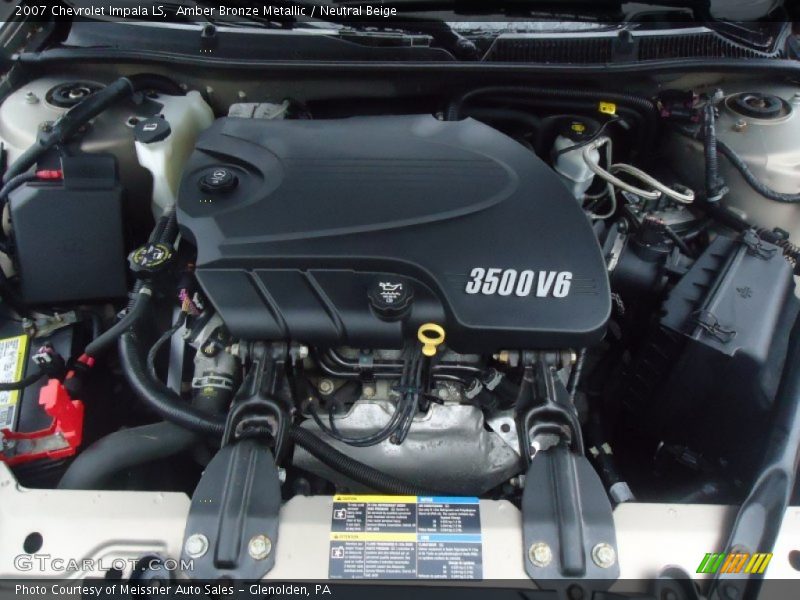 Amber Bronze Metallic / Neutral Beige 2007 Chevrolet Impala LS