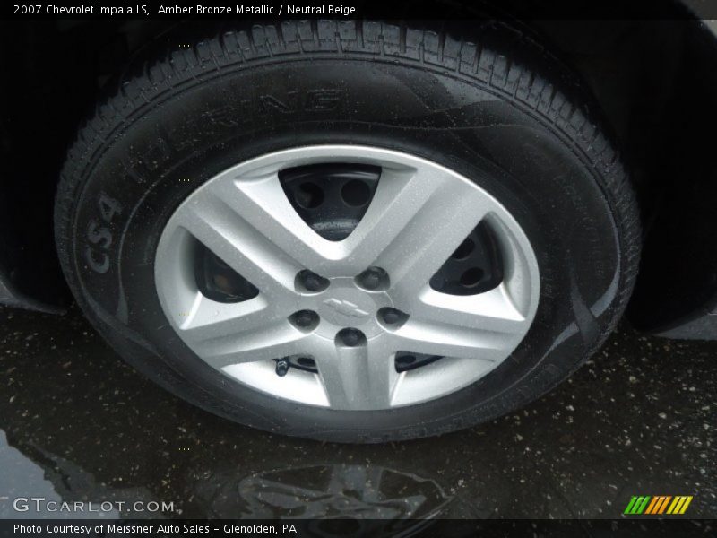 Amber Bronze Metallic / Neutral Beige 2007 Chevrolet Impala LS