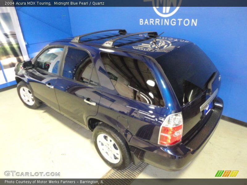 Midnight Blue Pearl / Quartz 2004 Acura MDX Touring