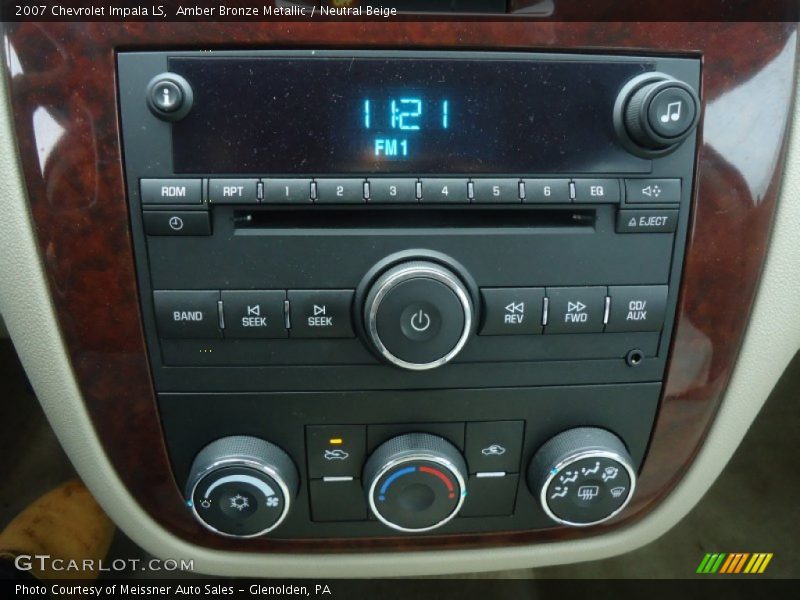 Amber Bronze Metallic / Neutral Beige 2007 Chevrolet Impala LS