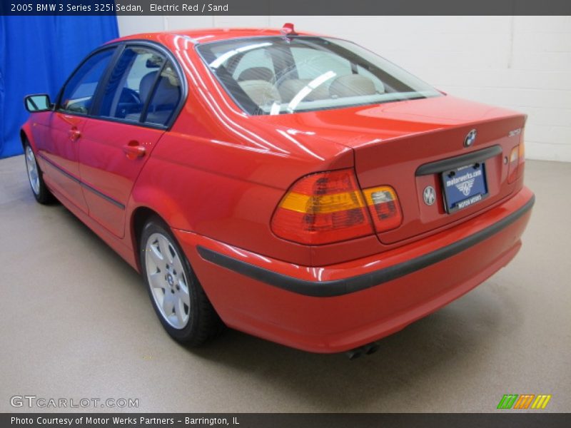 Electric Red / Sand 2005 BMW 3 Series 325i Sedan