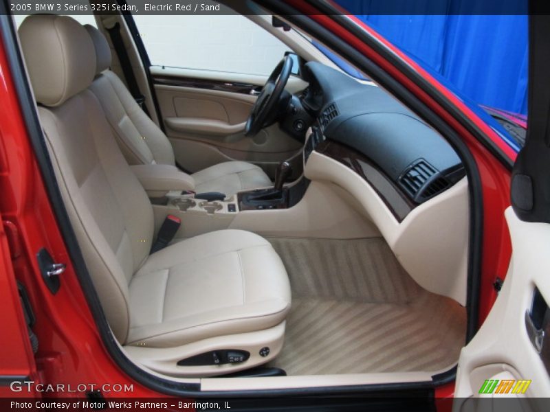 Electric Red / Sand 2005 BMW 3 Series 325i Sedan