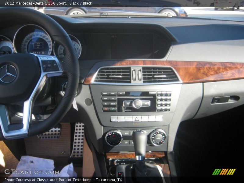 Black / Black 2012 Mercedes-Benz C 250 Sport