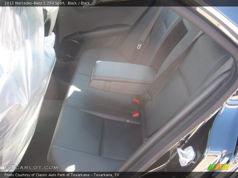 Black / Black 2012 Mercedes-Benz C 250 Sport