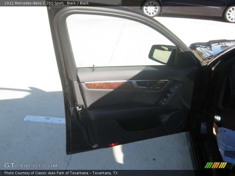 Black / Black 2012 Mercedes-Benz C 250 Sport