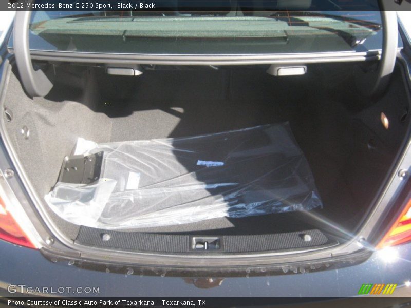 Black / Black 2012 Mercedes-Benz C 250 Sport