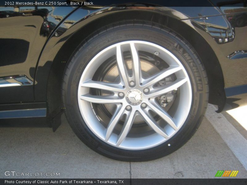 Black / Black 2012 Mercedes-Benz C 250 Sport