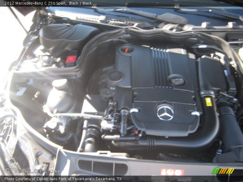 Black / Black 2012 Mercedes-Benz C 250 Sport