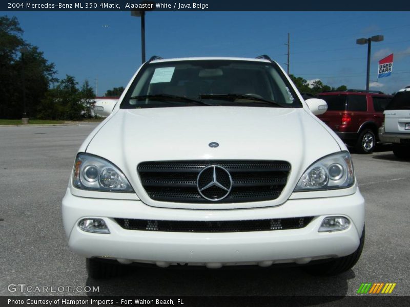 Alabaster White / Java Beige 2004 Mercedes-Benz ML 350 4Matic