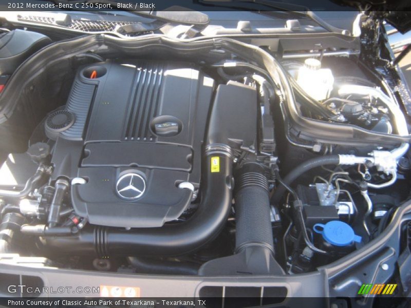 Black / Black 2012 Mercedes-Benz C 250 Sport